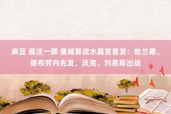 麻豆 孤注一掷 曼城客战水晶宫首发：哈兰德、德布劳内先发，沃克、刘易斯出战