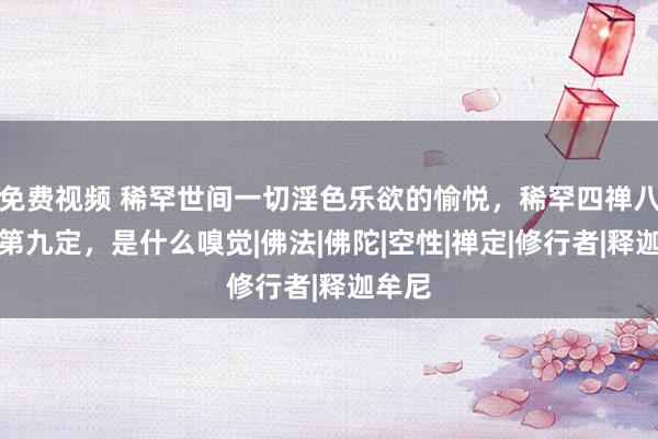 免费视频 稀罕世间一切淫色乐欲的愉悦，稀罕四禅八定的第九定，是什么嗅觉|佛法|佛陀|空性|禅定|修行者|释迦牟尼